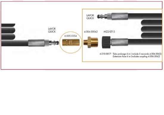 Obrázek Prodloužení hadic