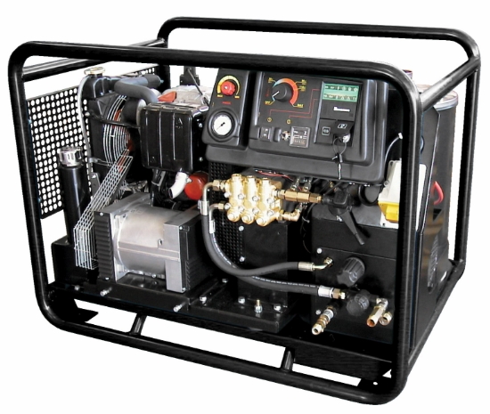 Obrázek Vysokotlaká myčka s ohřevem vody s naftovým motorem Clark Hot 17 Fasa