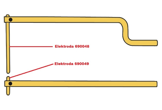 Obrázek Elektroda pro čelisti XA9 Telwin 690048